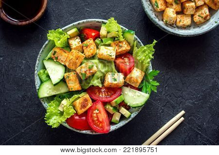 Fried Tofu Salad