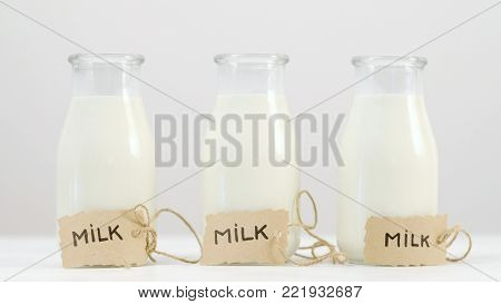 Dairy products. Calcium , vitamin D and amino acids concept. Fitness lifestyle