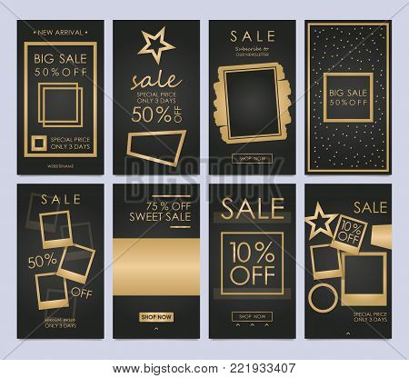 Set mobile sale banners. Stories Templates is a powerful social media tool that will increase your engagement, and grow your business. Insert your photos and changing the existing text.