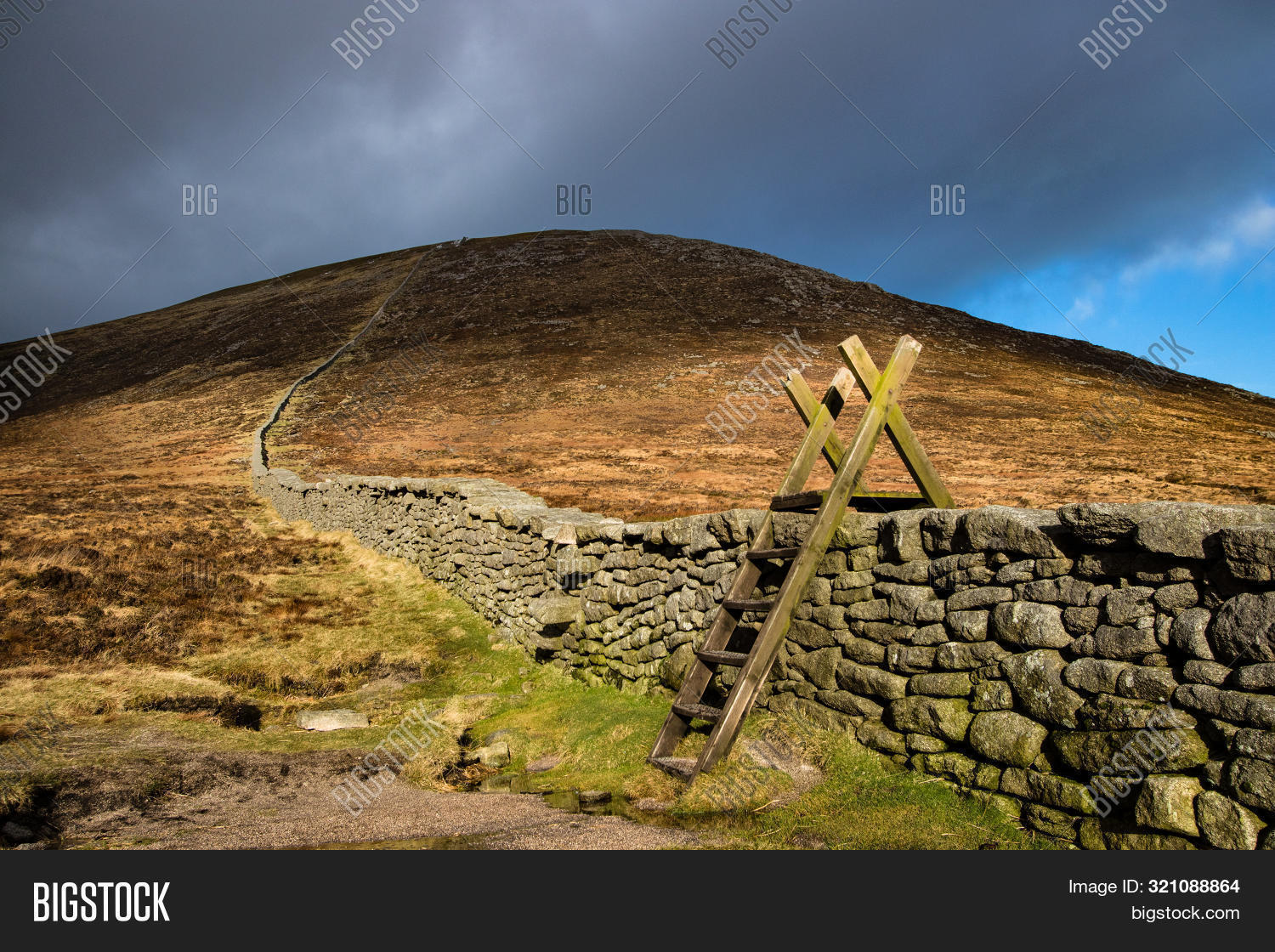 Stile Over Mourne Wall Image & Photo (Free Trial) Bigstock