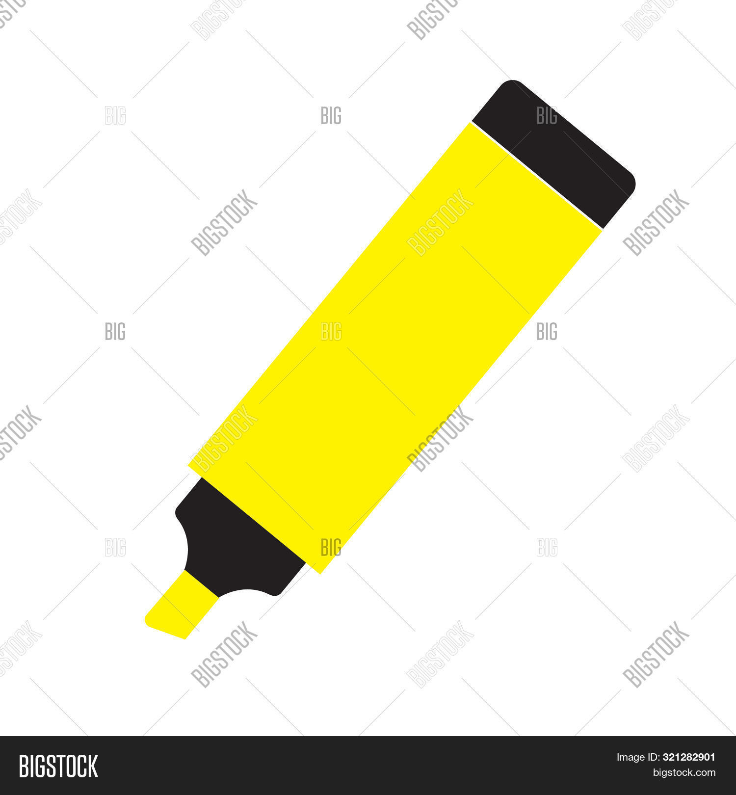 Highlighter Glyph Icon Image & Photo (Free Trial) | Bigstock