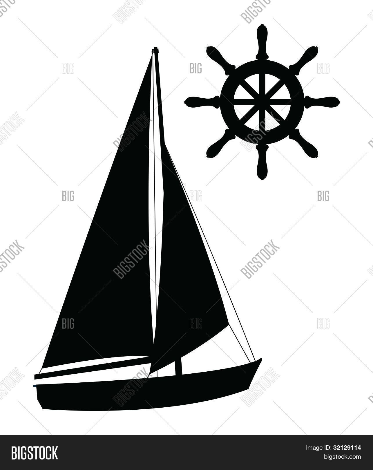 Sailing Symbol Vector & Photo (Free Trial) Bigstock