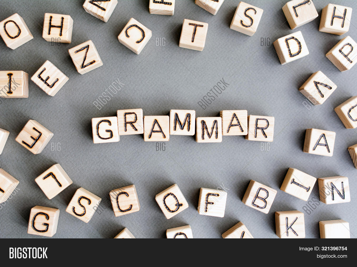 Word Grammar Wooden Image & Photo (Free Trial) Bigstock