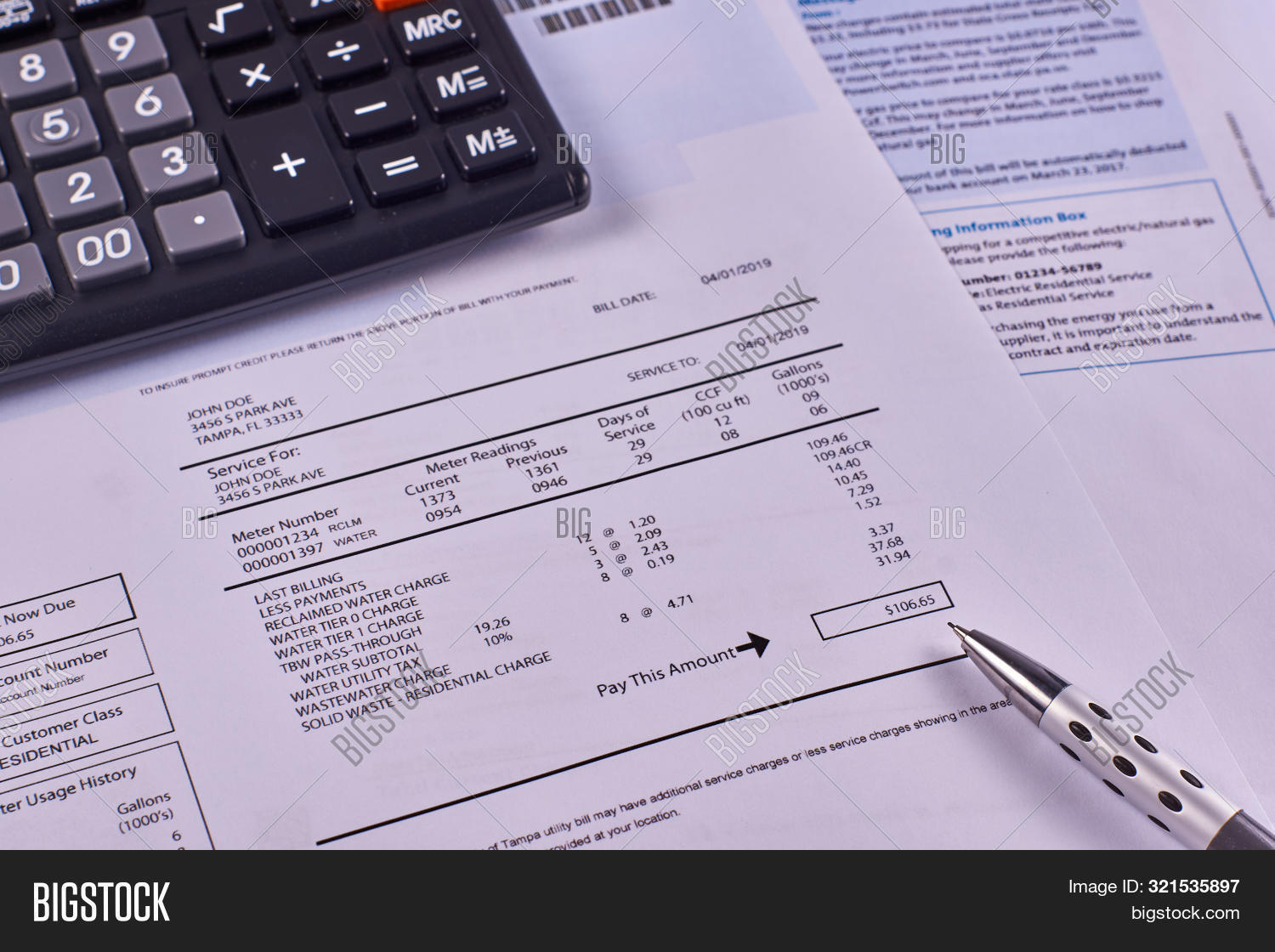 Communal Payments. Image & Photo (Free Trial) | Bigstock
