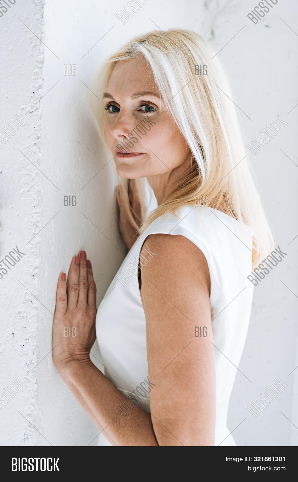 Dreamy Blonde Mature Image & Photo (Free Trial) | Bigstock