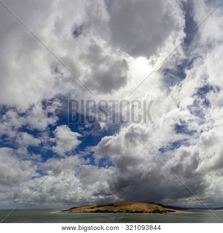 View From Viewpoint Near Opononi, New Zealand