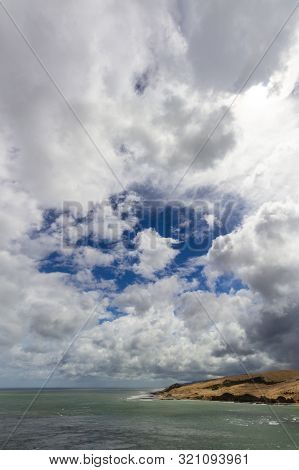 View From Viewpoint Near Opononi, New Zealand