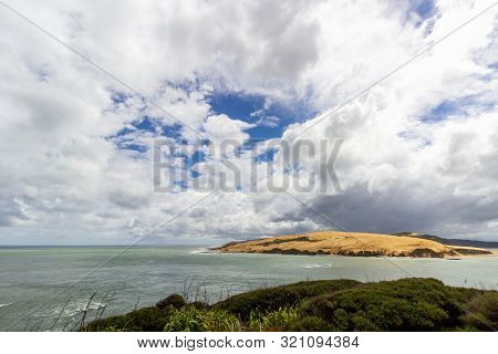 View From Viewpoint Near Opononi, New Zealand