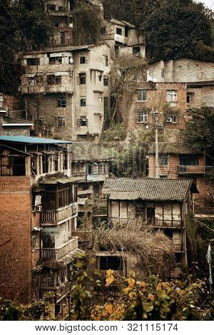 Xiahao Old street in Chongqing, China.