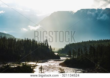 Hoisey River On Putorana Plateau. Russia, Siberia