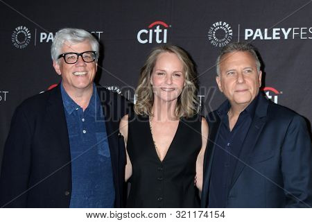 LOS ANGELES - SEP 7:  Peter Tolan, Helen Hunt, Paul Reiser at the PaleyFest Fall TV Preview - 