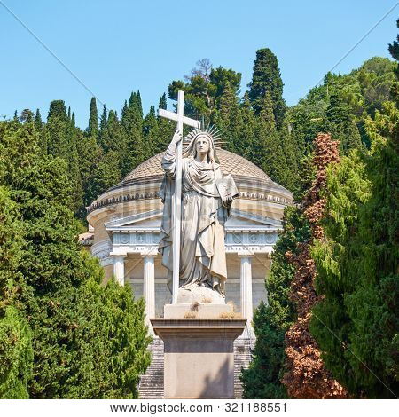 The Monumental cemetery of Staglieno in Genoa, Italy
