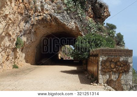 Castellammare Del Golfo, San Vito Lo Capo - June 30Th 2016: The Zingaro Nature Reserve, An Italian P