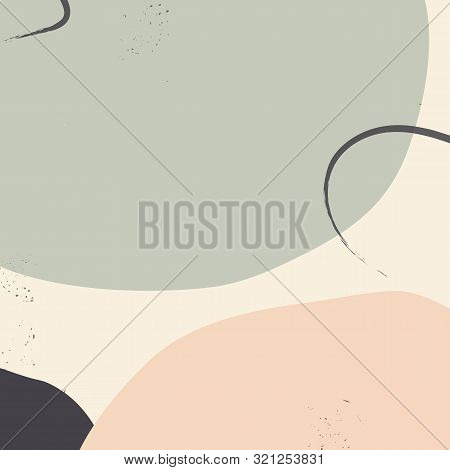 Abstract Graphic Art Background Trendy For Stationery, Wedding Cards, Advertising, Print Posters,wal