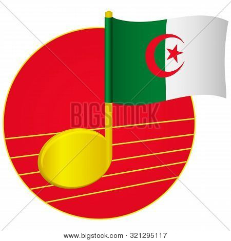 Algeria Flag Musical Vector & Photo (Free Trial) | Bigstock