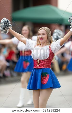 Buckhannon, West Virginia, Usa - May 18, 2019: Strawberry Festival, Members Of The Buckhannon-upshur