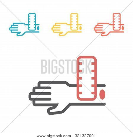 Mantoux Test Line Icon. Vector Sign For Web Graphics.