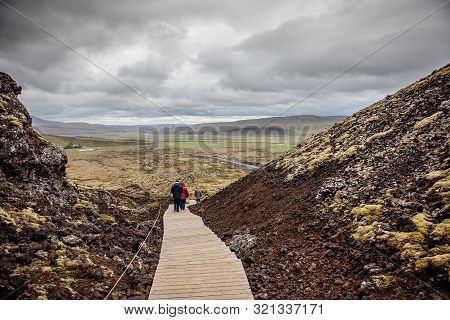 Grabrokarfell Crater, Iceland