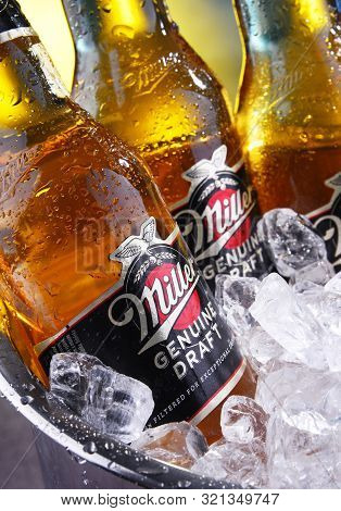 Bottles Of Miller Genuine Draft Beer