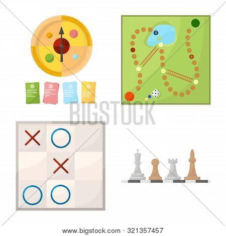Isolated Object Of Gambling And Concept Icon. Collection Of Gambling And Jackpot Vector Icon For Sto