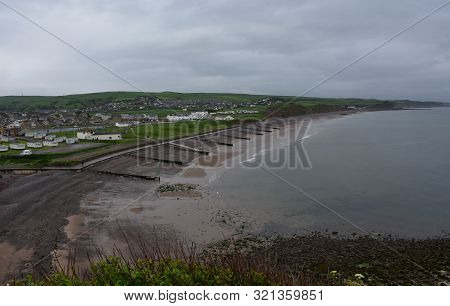 A Look Down From The Sea Cliffs Of St Bees.