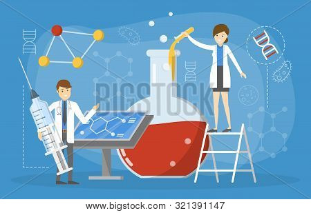 Laboratory Research And The Science Experiment Concept
