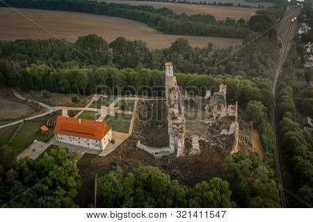 Zviretice Is A Ruin Of A Renaissance Chateau Rebuilt From The Original Gothic Castle Above The Villa