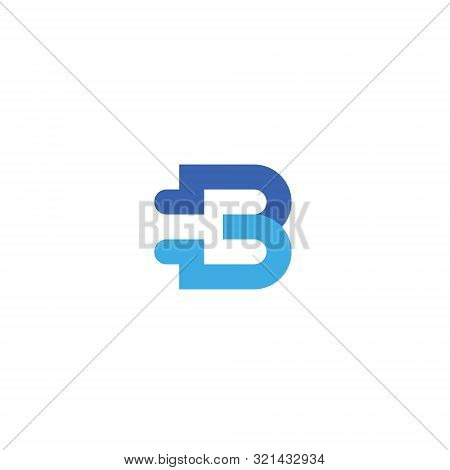 B Or Bc  Letter Logo Unique, Concept Letter B Adapter Chargers. Vector Stock Eps 10