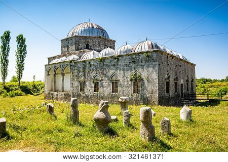 Lead Mosque Also Known As The Busatli Mehmet Pasha Mosque, Is A Historical Mosque In Shkoder