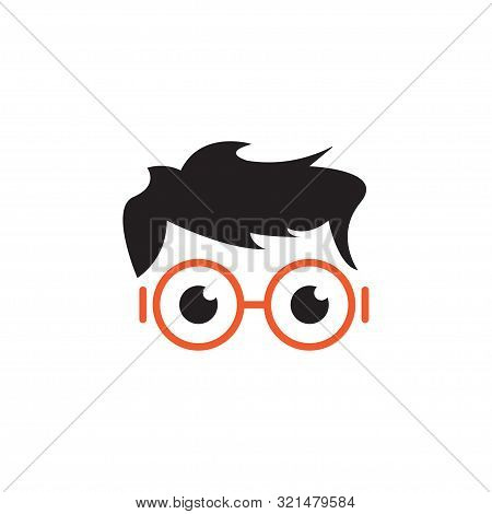 Geek Glasses Graphic Design Template Vector Isolated