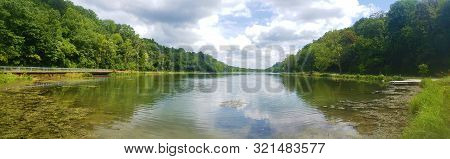 Lake Atalanta In Rogers Arkansas (nw Arkansas)