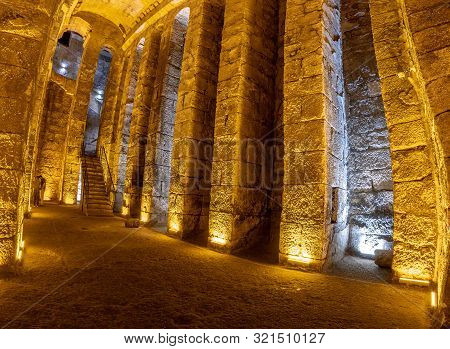 Underground Water Cistern In Dara Outside Mardin, Turkey