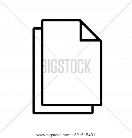 Document Icon, Document Icon Vector Illustration – Vector