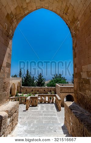 Outside Of Mardin Assyrian Church Of The Virgin Mary Church
