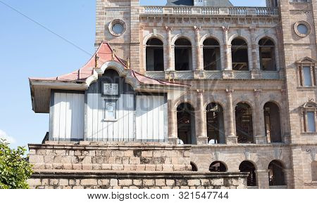 Antananarivo ,madagascar - July 22, 2019 - Royal Tombs At The Rova Of Antananarivo, A Royal Palace C