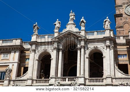 The Historical Basilica Of Saint Mary Major Built On 1743 In Rome