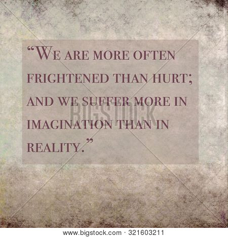 Wise quote by ancient Roman stoic philosopher Seneca against nature background