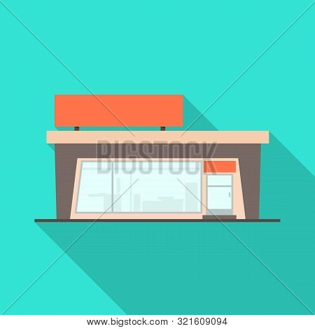 Isolated Object Of Emporium And Shop Icon. Collection Of Emporium And Commercial Stock Symbol For We