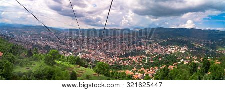 Cable Car Lift From City Center To Trebevic