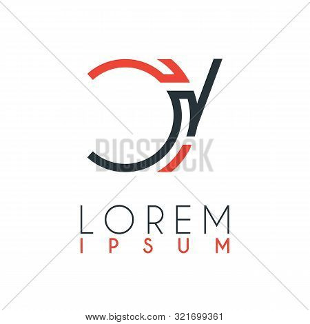 The Logo Between The Letter C And Letter Y Or Cy With A Certain Distance And Connected By Orange And