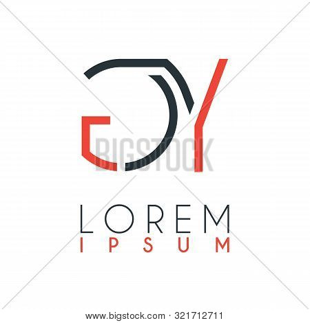 The Logo Between The Letter G And Letter Y Or Gy With A Certain Distance And Connected By Orange And