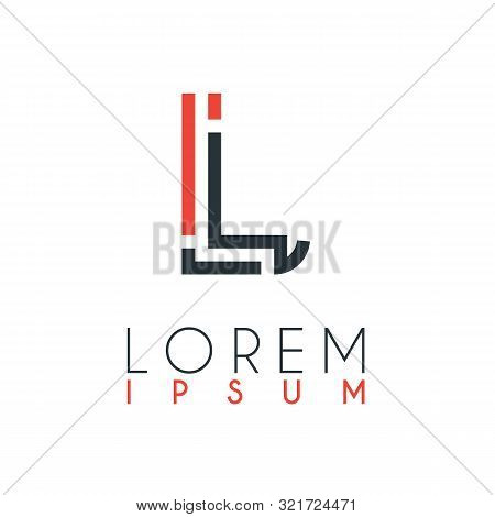 The Logo Between The Letter L And Letter J Or Lj With A Certain Distance And Connected By Orange And