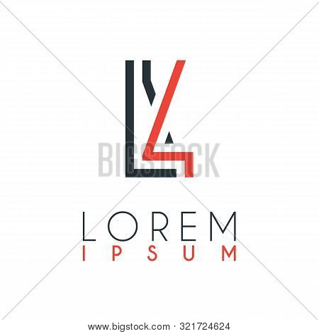 The Logo Between The Letter L And Letter X Or Lx With A Certain Distance And Connected By Orange And