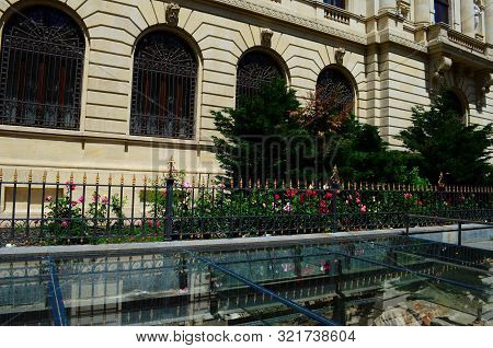 Beautiful Architecture Of The Ancient City Of Bucharest, Capital Of Romania
