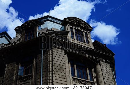 Beautiful Architecture Of The Ancient City Of Bucharest, Capital Of Romania