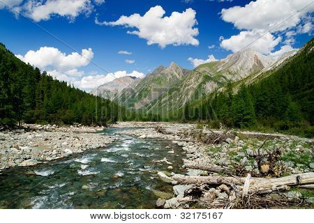 sumak fiume - montagne di sayan - Buriazia - russia