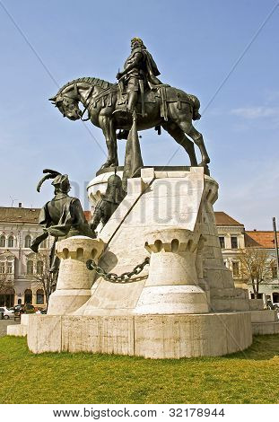 La Statue du roi Matthias Corvinus