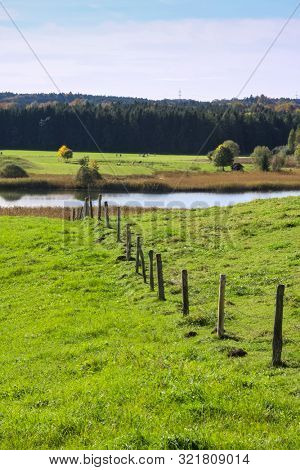 An image of a nice and typical Osterseen in Bavarian