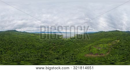 360 Panorama By 180 Degrees Angle Seamless Panorama Of Aerial View Of Trees In Tropical Forest In Na