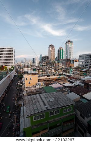 Skyline di Downtown Bangkok